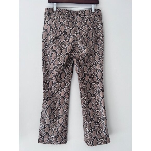 zara python pants Animal print size 8 NWT - Picture 6 of 6